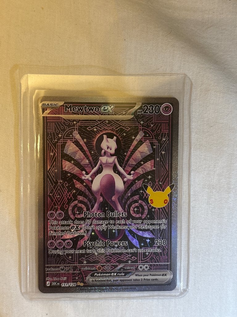 Mewtwo ex 151/126, Enlèvement ou Envoi, Neuf, Cartes en vrac, Foil