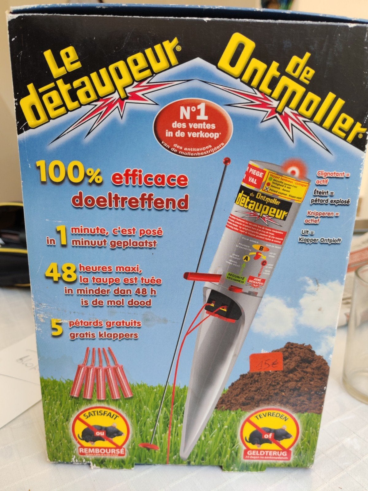 De Stauper, Ophalen