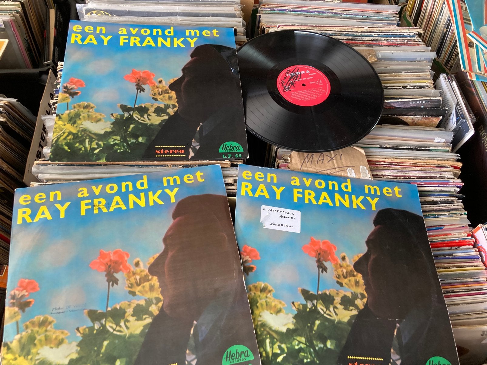 Ray Franky/Een avond met…/GESIGNEERD, CD & DVD, Vinyles | Néerlandophone, Signé, Enlèvement ou Envoi, Comme neuf, LP