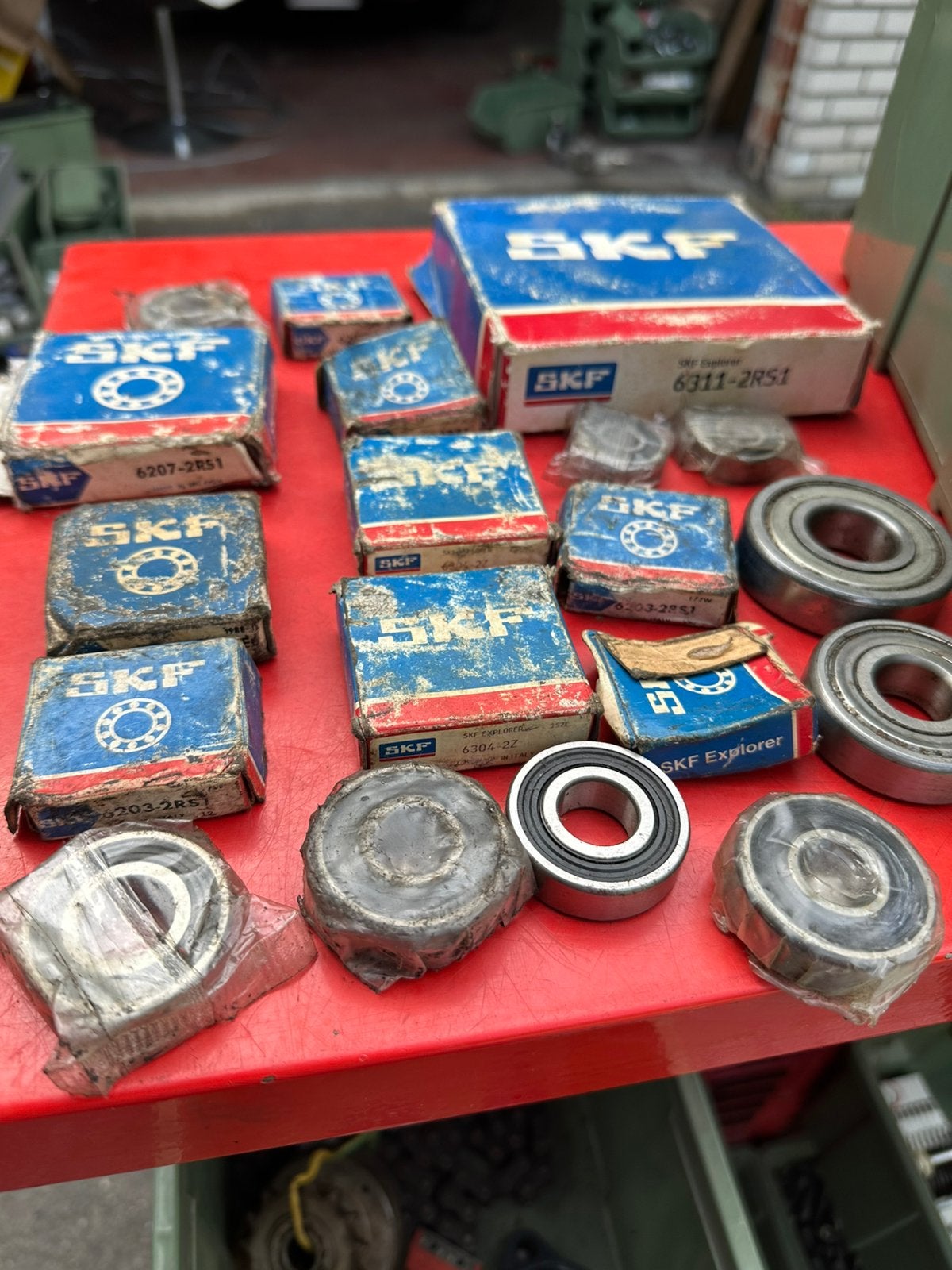 Groot lot lagers SKF verschillende maten, Ophalen, Nieuw
