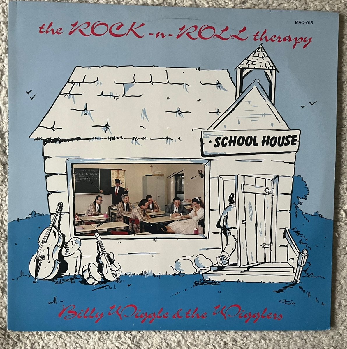 Lp Billy Wiggle ‘n the Wigglers,  The rock ‘n roll therapy,, Ophalen of Verzenden, Zo goed als nieuw, LP