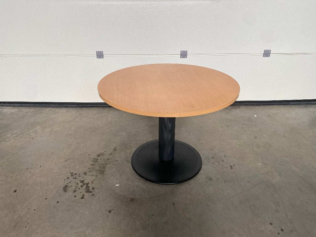 (110) Verstelbare tafel rond diameter 90 cm., Ophalen, Zo goed als nieuw, Rond