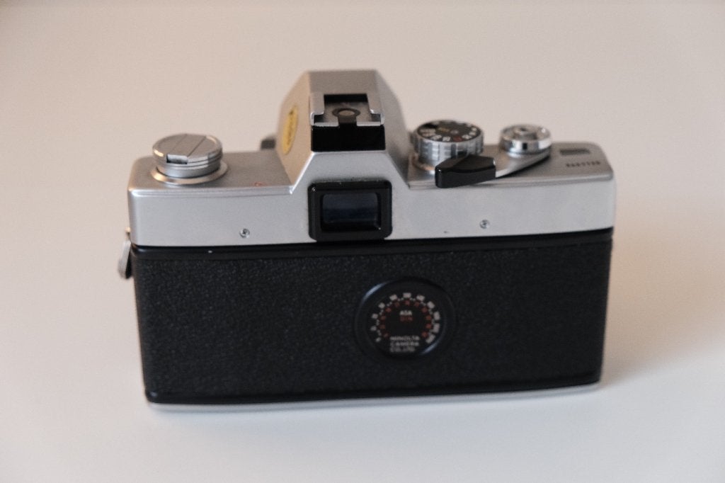 Minolta srt 100x 35mm analoog, Audio, Tv en Foto, Ophalen of Verzenden, Gebruikt, Spiegelreflex, Minolta