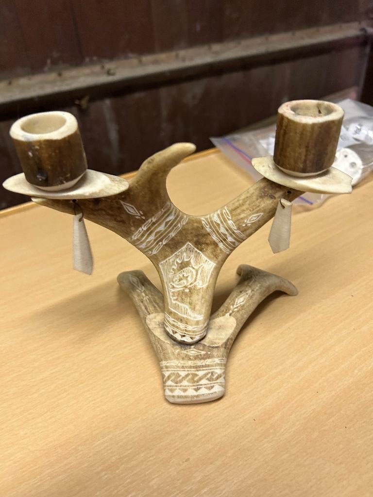 Prachtige kandelaar speciaal, Antiek en Kunst, Antiek | Kandelaars, Ophalen, Overige materialen