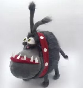 Kyle Gru pluche hond knuffel (25cm), Kinderen en Baby's, Speelgoed | Knuffels en Pluche, Ophalen of Verzenden, Nieuw, Hond