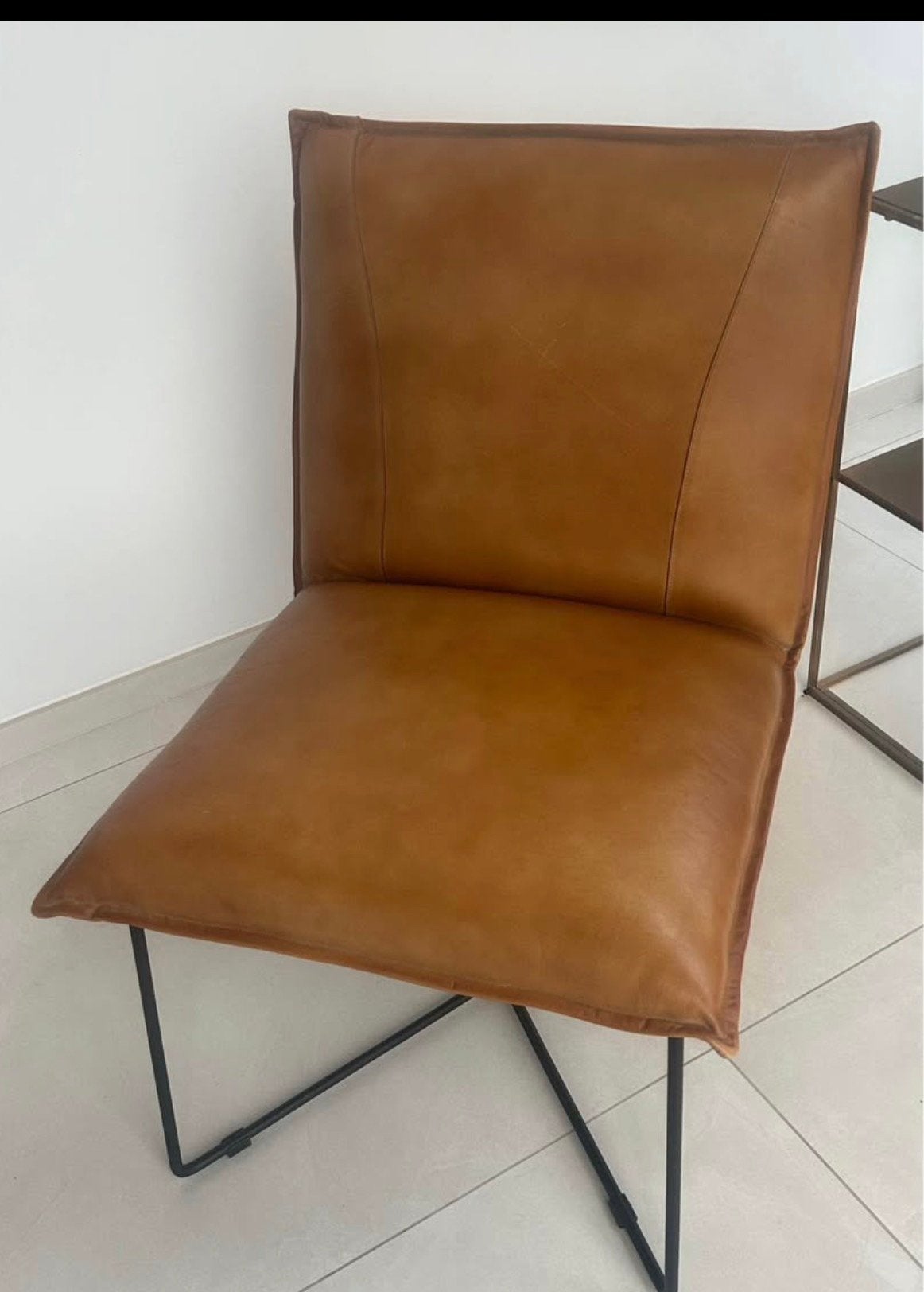 Fauteuil, Maison & Meubles, Chaises, Autres couleurs, Comme neuf, Enlèvement, Cuir