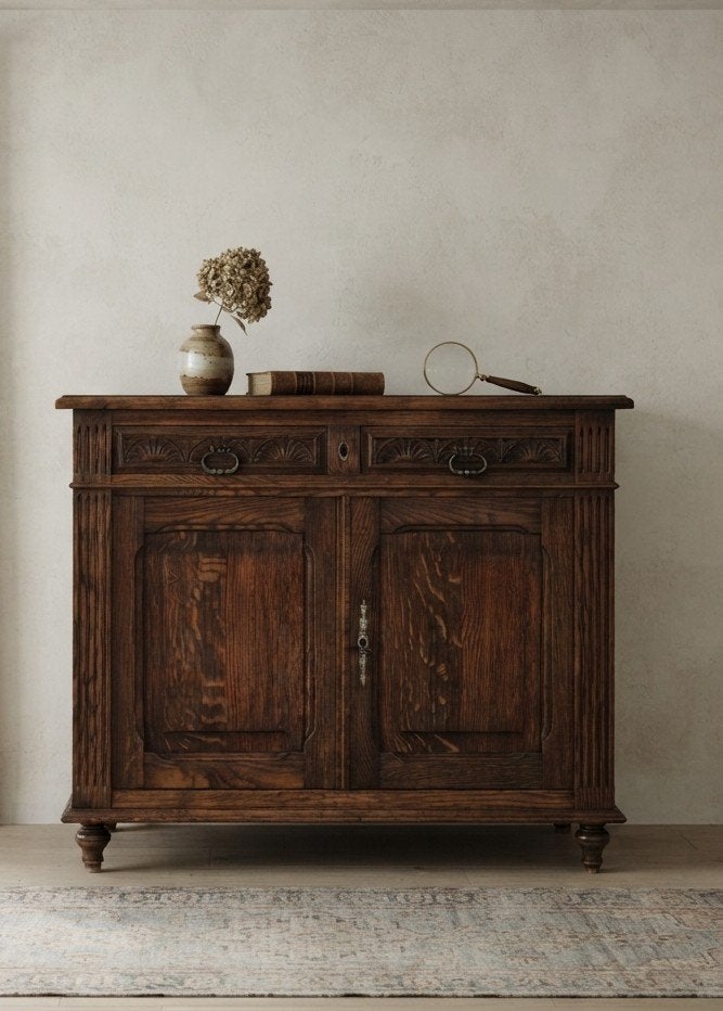 antieke eikenhouten dressoir, Ophalen