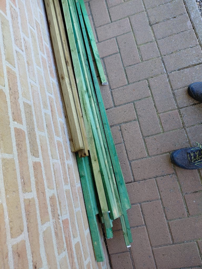 Latten, Doe-het-zelf en Bouw, Ophalen, Nieuw, Vuren, Geïmpregneerd