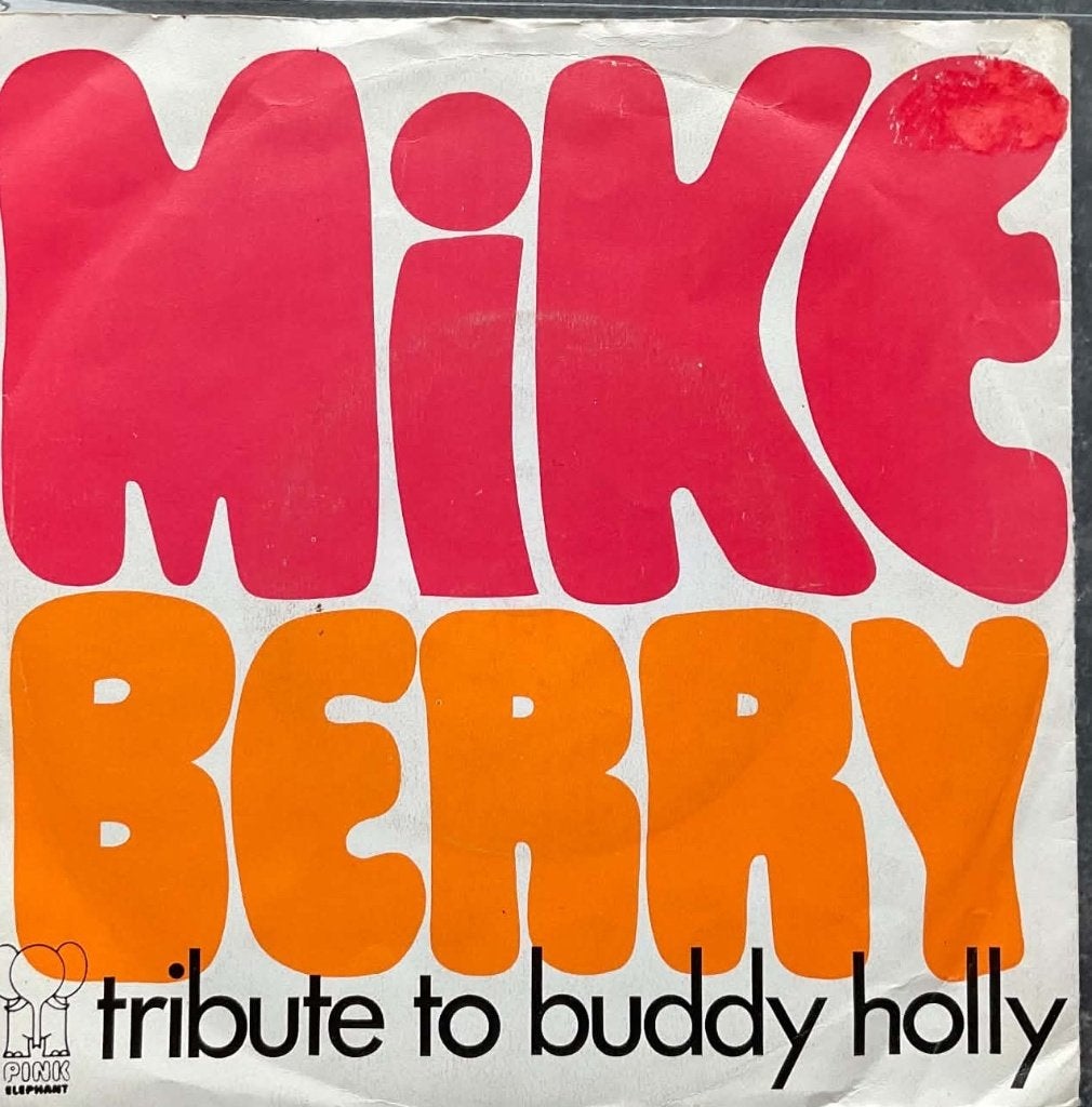 Mike Berry "Tribute to Buddy Holly", Cd's en Dvd's, Overige genres, 7 inch, Ophalen of Verzenden, Zo goed als nieuw