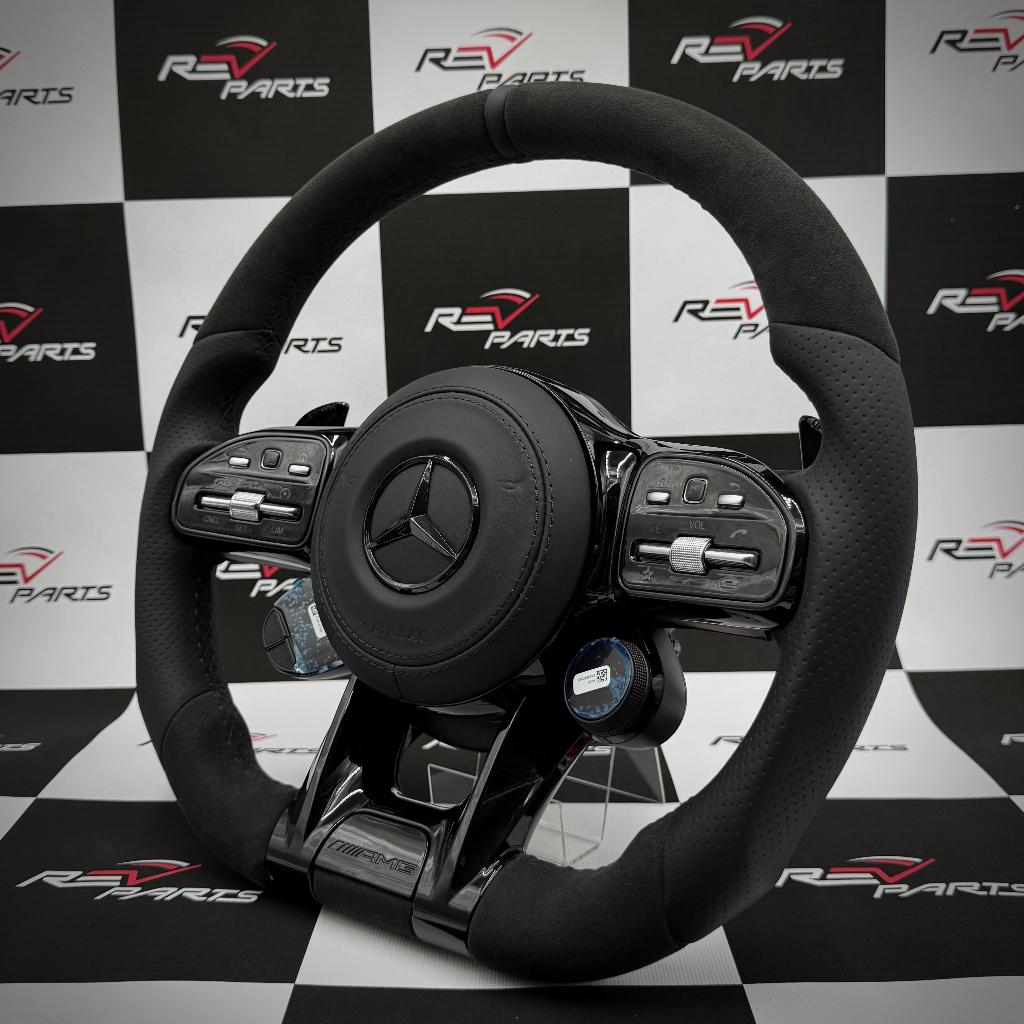 Mercedes alcantara stuur sportief AMG zwart leer upgrade, Ophalen of Verzenden, Nieuw, Mercedes-Benz