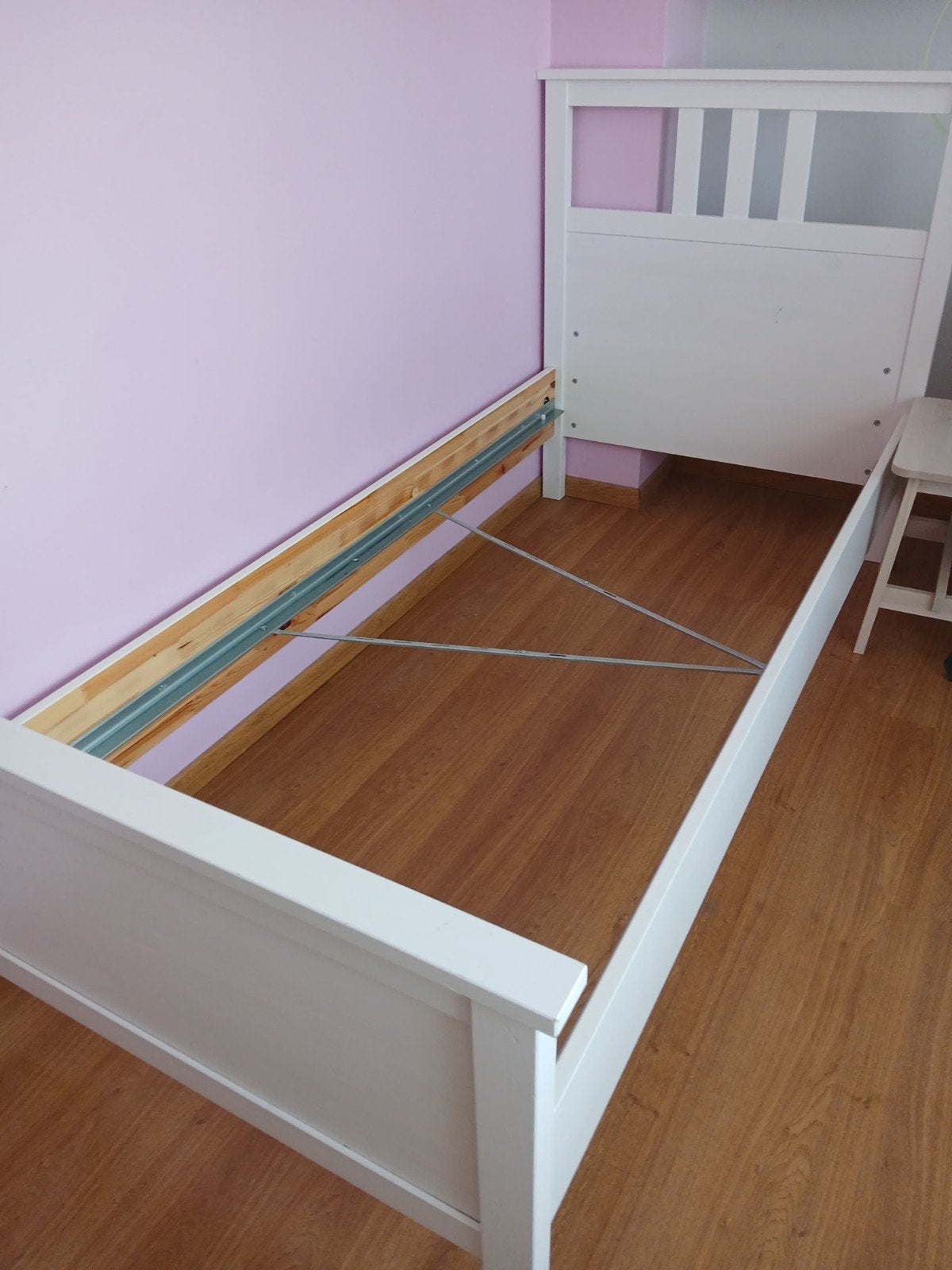 Eenpersoonsbed 90x200, Huis en Inrichting, Slaapkamer | Bedden, Ophalen, Gebruikt, 90 cm, Eenpersoons