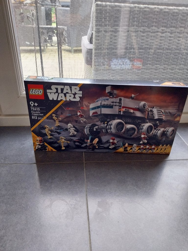 LEGO Star Wars 75413 Republic Juggernaut SAELED, Neuf, Pièces supplémentaires incluses, Lego, Ensemble complet