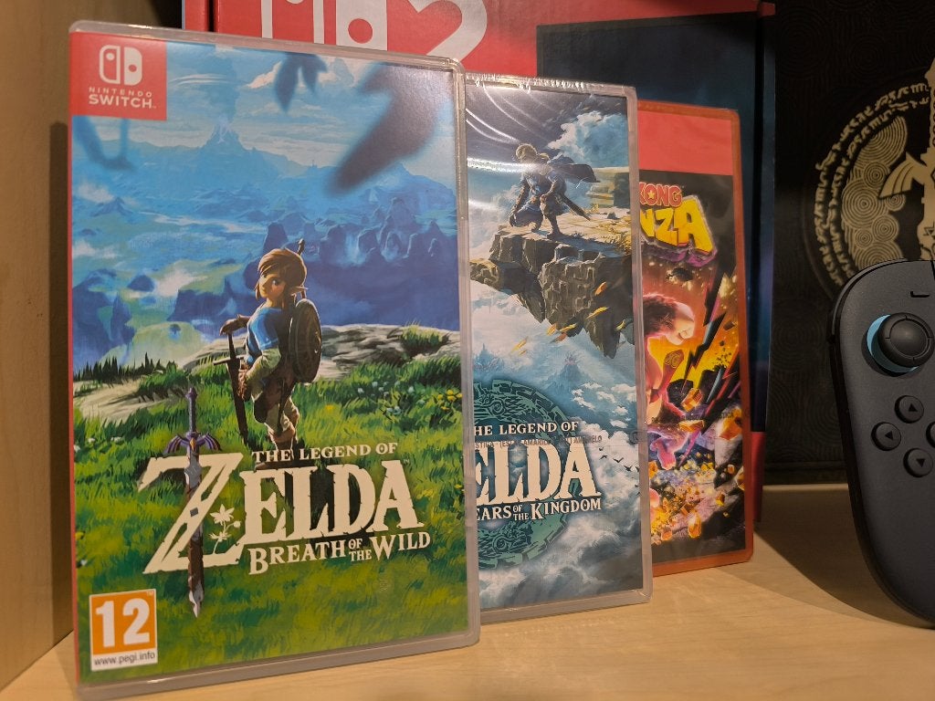 Lot de 3 jeux Nintendo Switch (TOTK, BOTW, DK Bananza), Games en Spelcomputers, Ophalen of Verzenden, Nieuw
