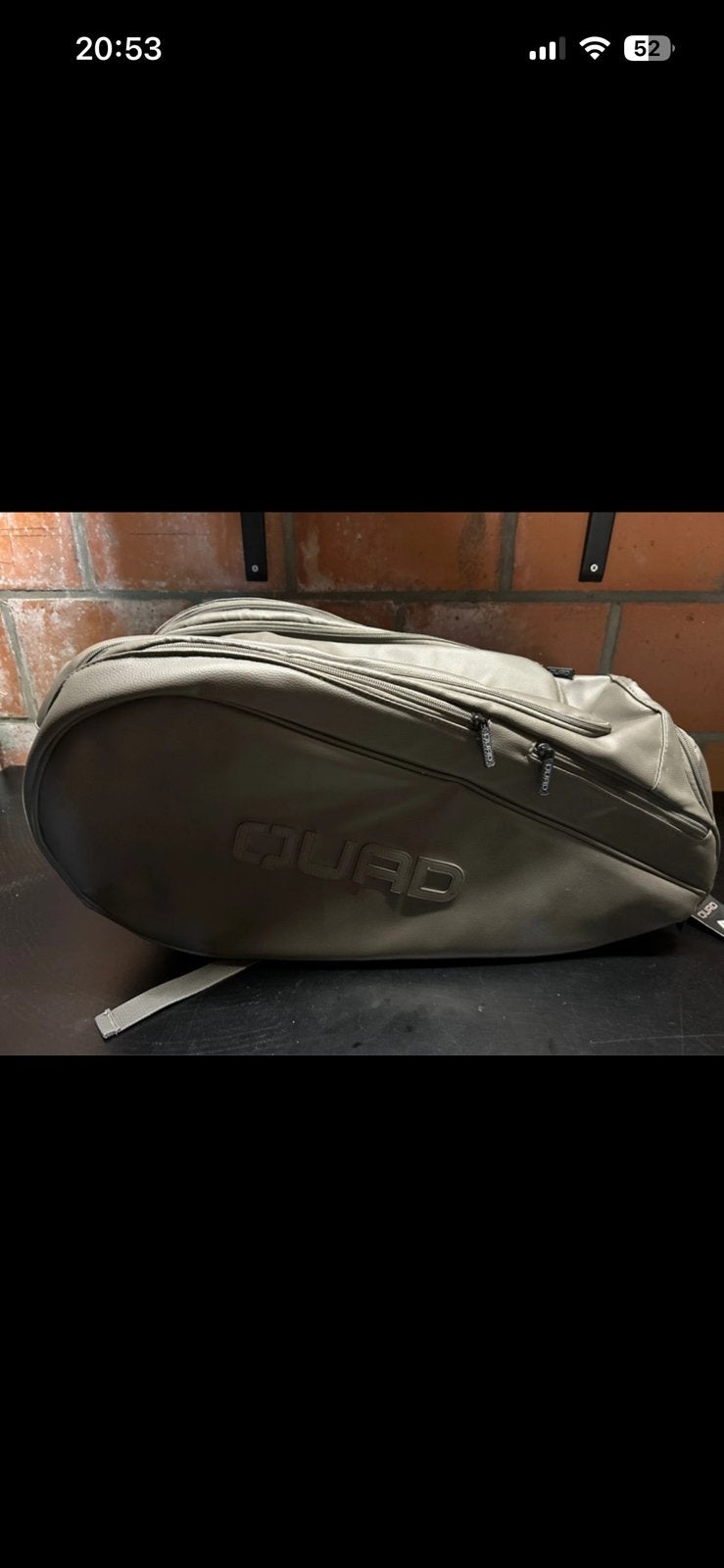Quad padeltas, Sport en Fitness, Ophalen, Nieuw, Padeltas