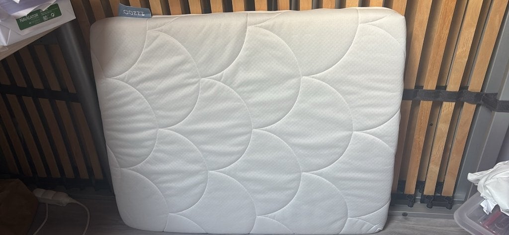 ZZZOOO Bear matras voor park 73x93 + 2 hoezen, Ophalen, Zo goed als nieuw, Rechthoekig, Boxkleed