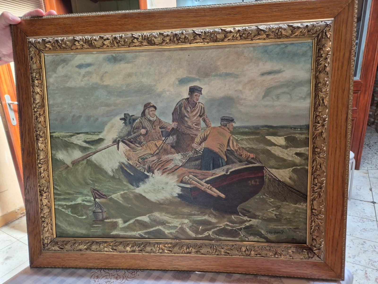 tres belle toile, Enlèvement, Toile
