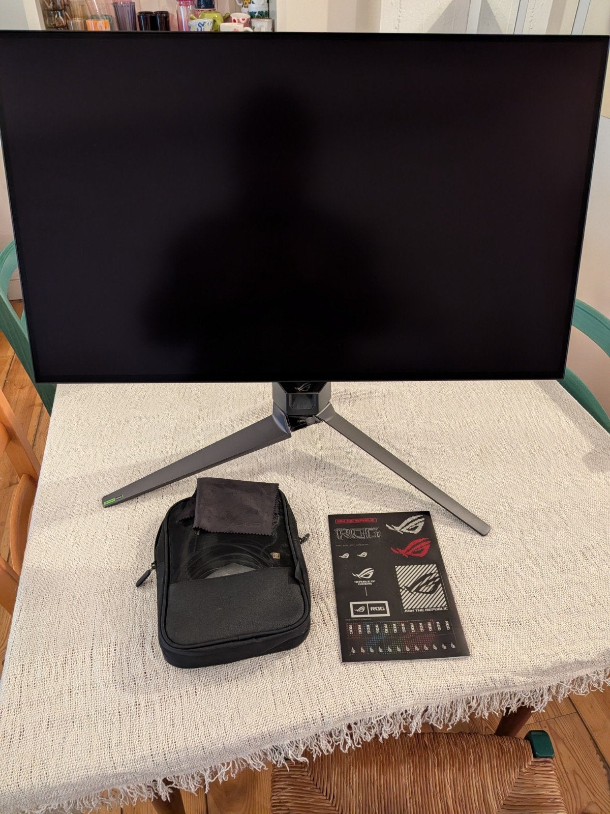 ASUS ROG Swift OLED PG27AQDP - 27" QHD 480Hz 0.03ms, Informatique & Logiciels, Gaming, Autres types, Moins de 1 ms, Comme neuf