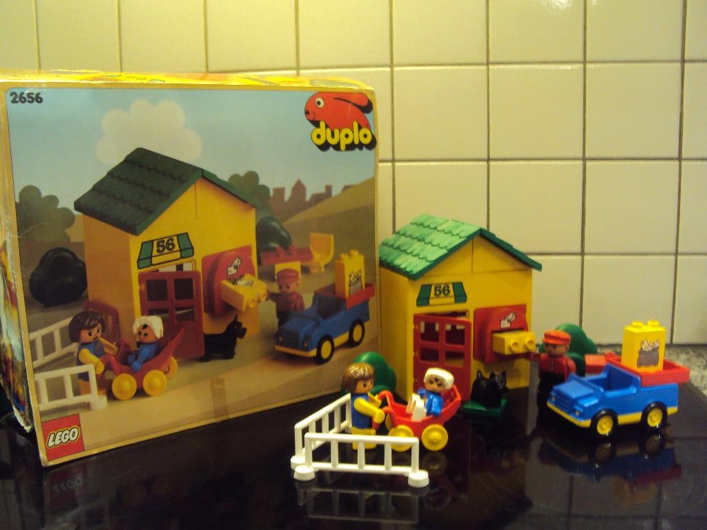 Duplo 2656, postkantoor* VINTAGE*VOLLEDIG* Uitgave 1989*, Kinderen en Baby's, Speelgoed | Duplo en Lego, Duplo, Ophalen of Verzenden