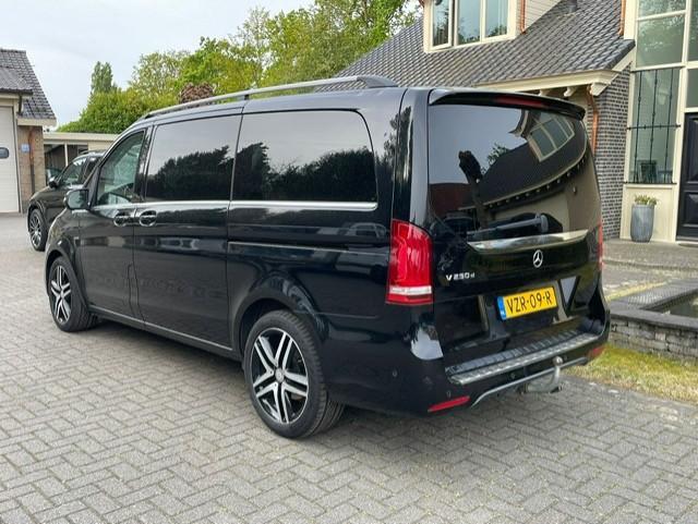 Mercedes-Benz V-klasse 250d Lang EURO6 AMG LINE 7 SITZE CAME, Auto's, Automaat, Gebruikt, Zwart, Leder