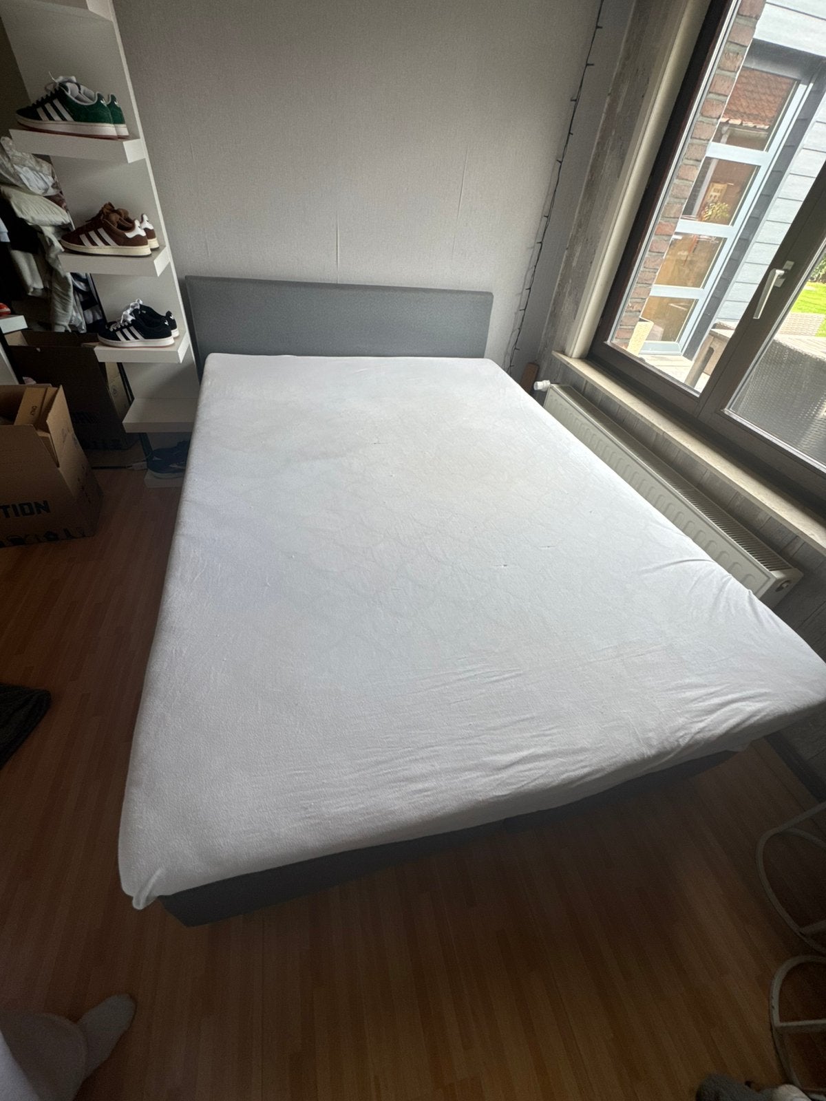 Boxspring 140x200cm twijfelaar, Huis en Inrichting, Ophalen, Gebruikt, 140 cm, Twijfelaar