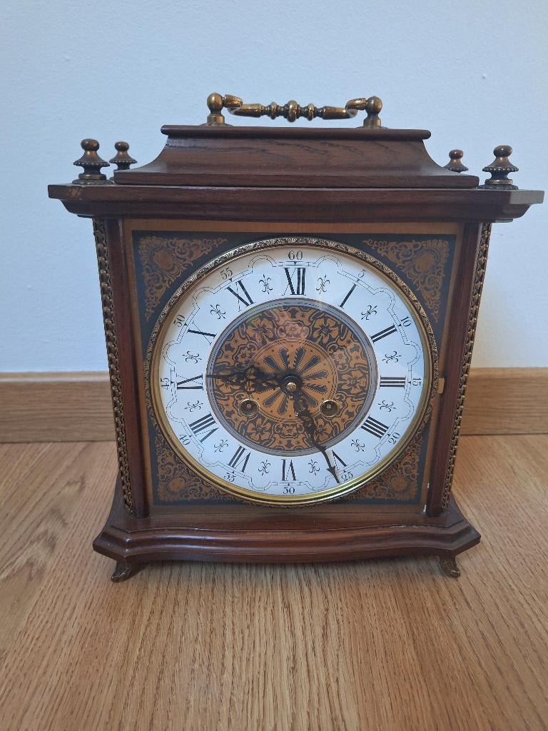 Vintage tafelklok, Antiek en Kunst, Antiek | Klokken, Ophalen