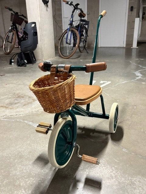 banwood driewieler, Fietsen en Brommers, Ophalen, Zo goed als nieuw, Duwstang