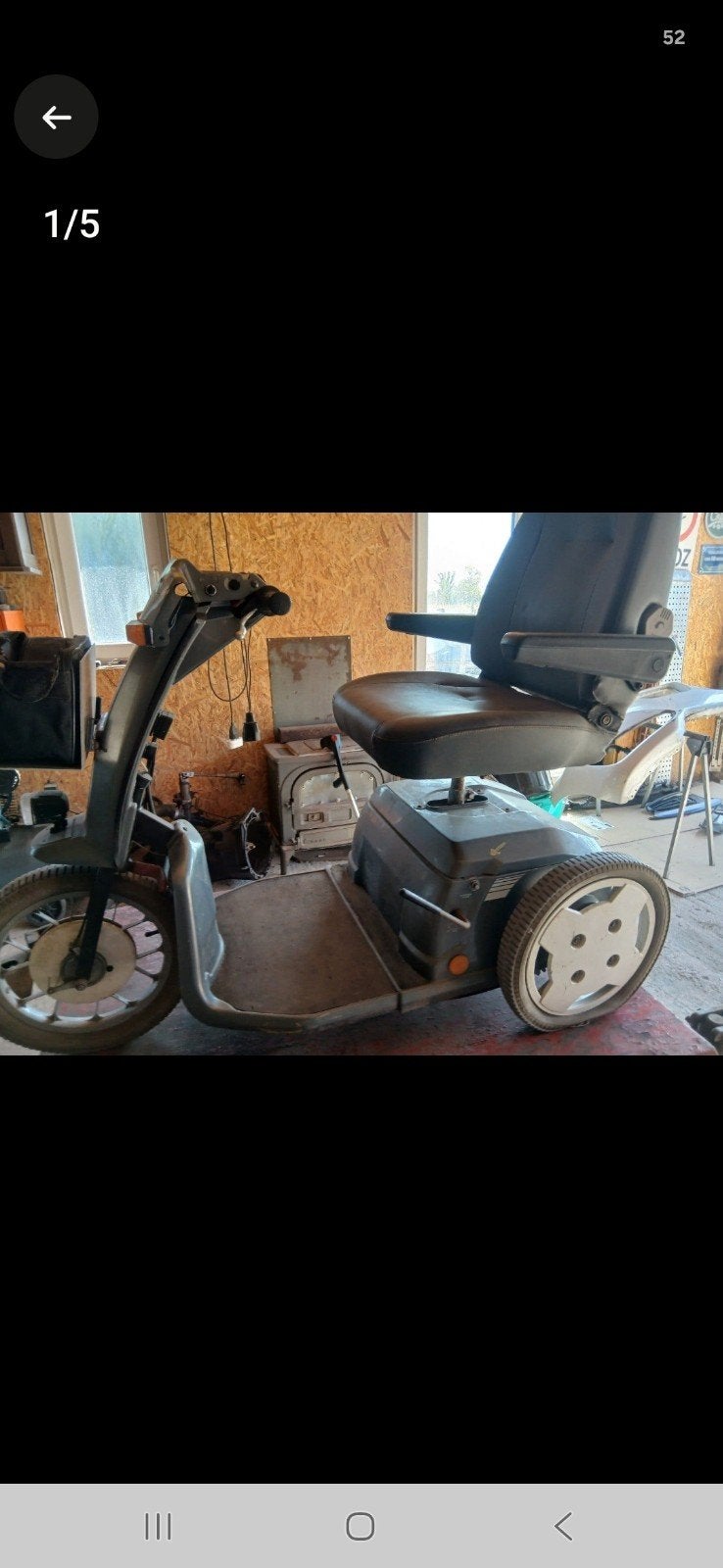 scooter pmr 24v, Enlèvement