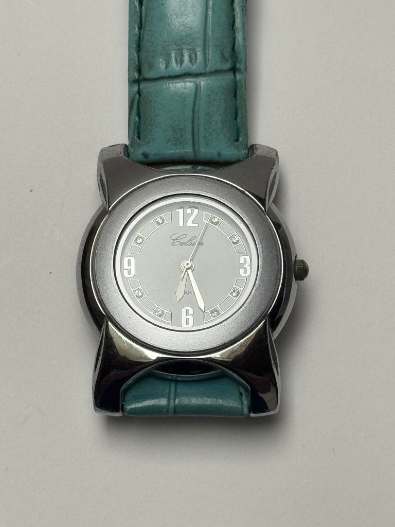 Montre à quartz vintage WORKING Celsior, Montre-bracelet, Autres marques, Enlèvement ou Envoi, Utilisé
