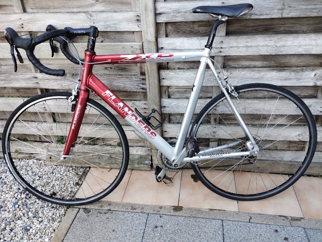 koersfiets flanders, Fietsen en Brommers, 28 inch, Gebruikt, Velgrem, 15 tot 20 versnellingen