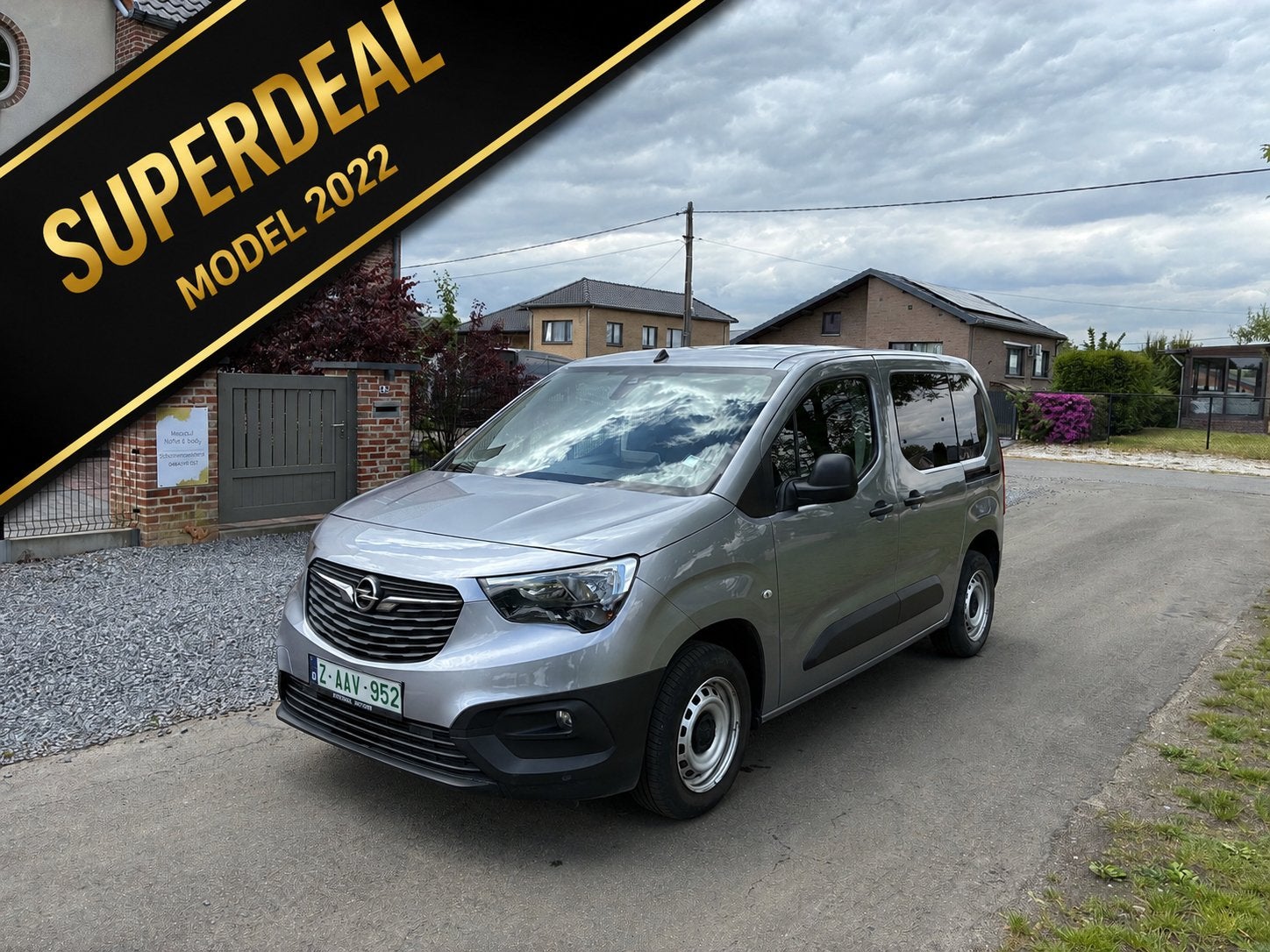 2022 Opel COMBO 1.5 CDTI Lichte V // 13.950€, Auto's, Opel, Diesel, Zilver of Grijs, USB, 1499 cc