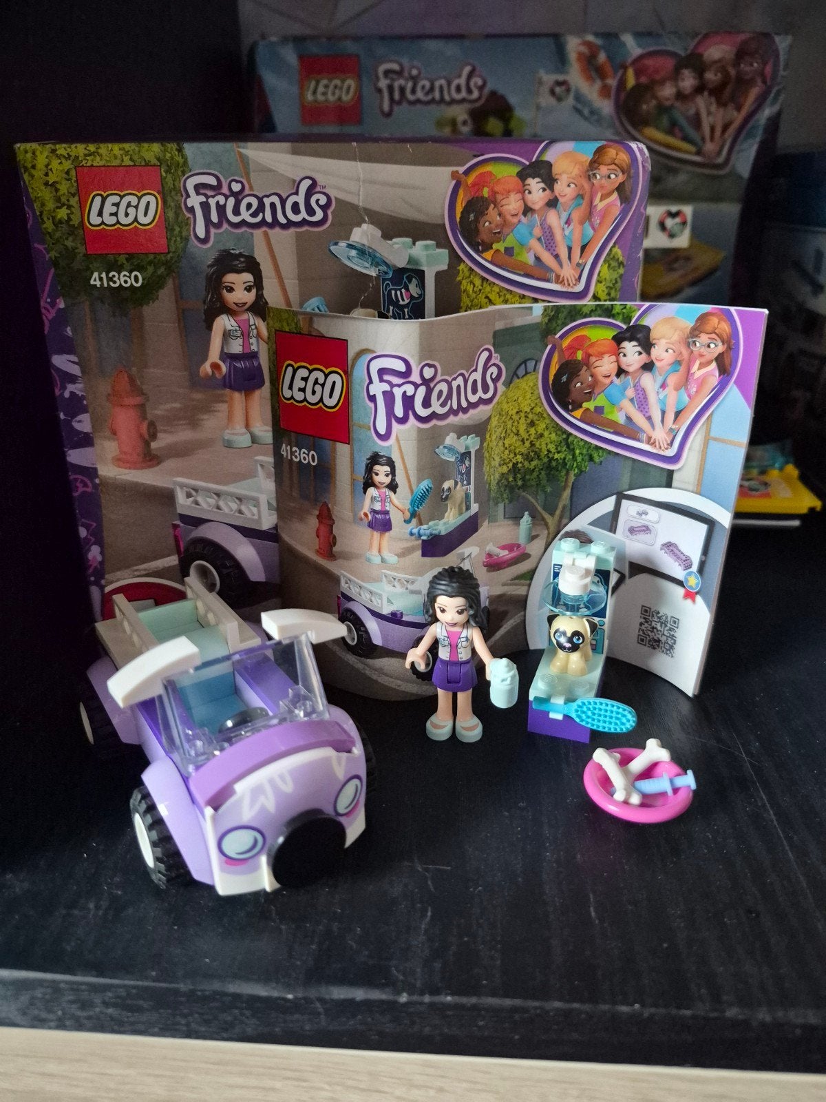 LEGO Friends 41360 - Emma’s Mobiele Dierenkliniek 100% Compl, Ophalen, Compleet, Lego, Friends