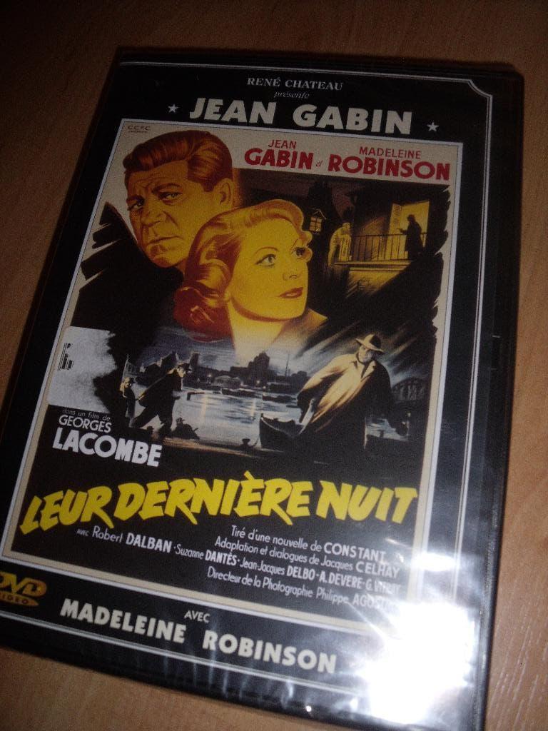 Leur dernière nuit ( J Gabin), À partir de 6 ans, Thrillers et Policier, 1940 à 1960, Neuf, dans son emballage