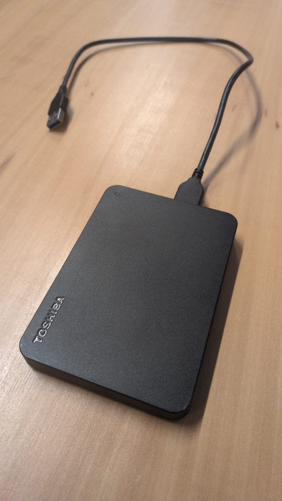 Disque dur externe Toshiba de 1 To (seulement 348 heures), Informatique & Logiciels, Toshiba, Enlèvement ou Envoi, HDD, Externe