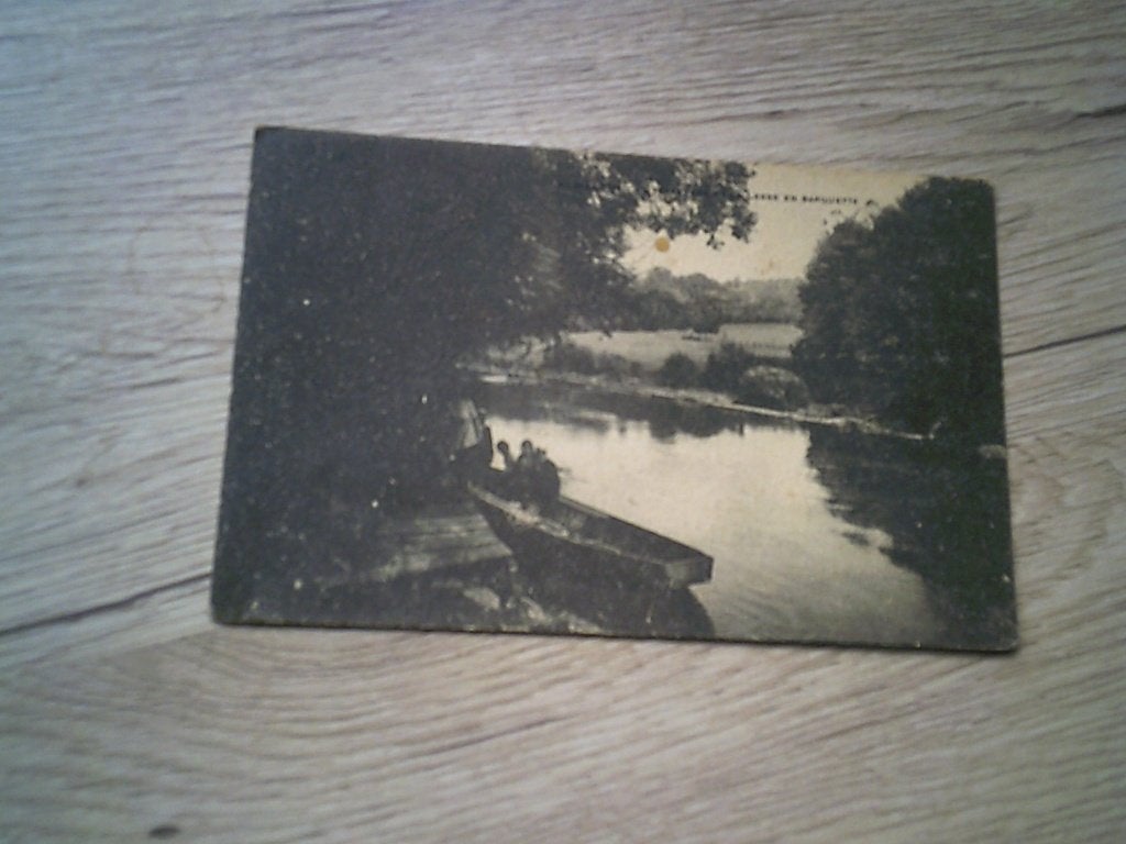 WALZIN: La Traversée de la Lesse en barquette, Enlèvement ou Envoi, Avant 1920, Affranchie, Namur