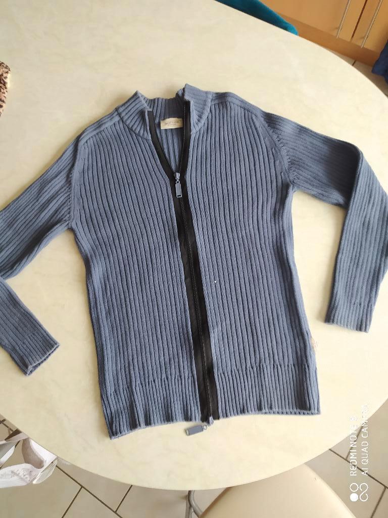 gilet homme, Enlèvement, Porté, Bleu