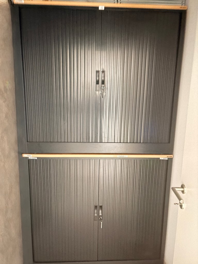 Lot d'armoires de bureau/armoires de garage - groupées, Enlèvement, 100 à 150 cm, Métal, Utilisé