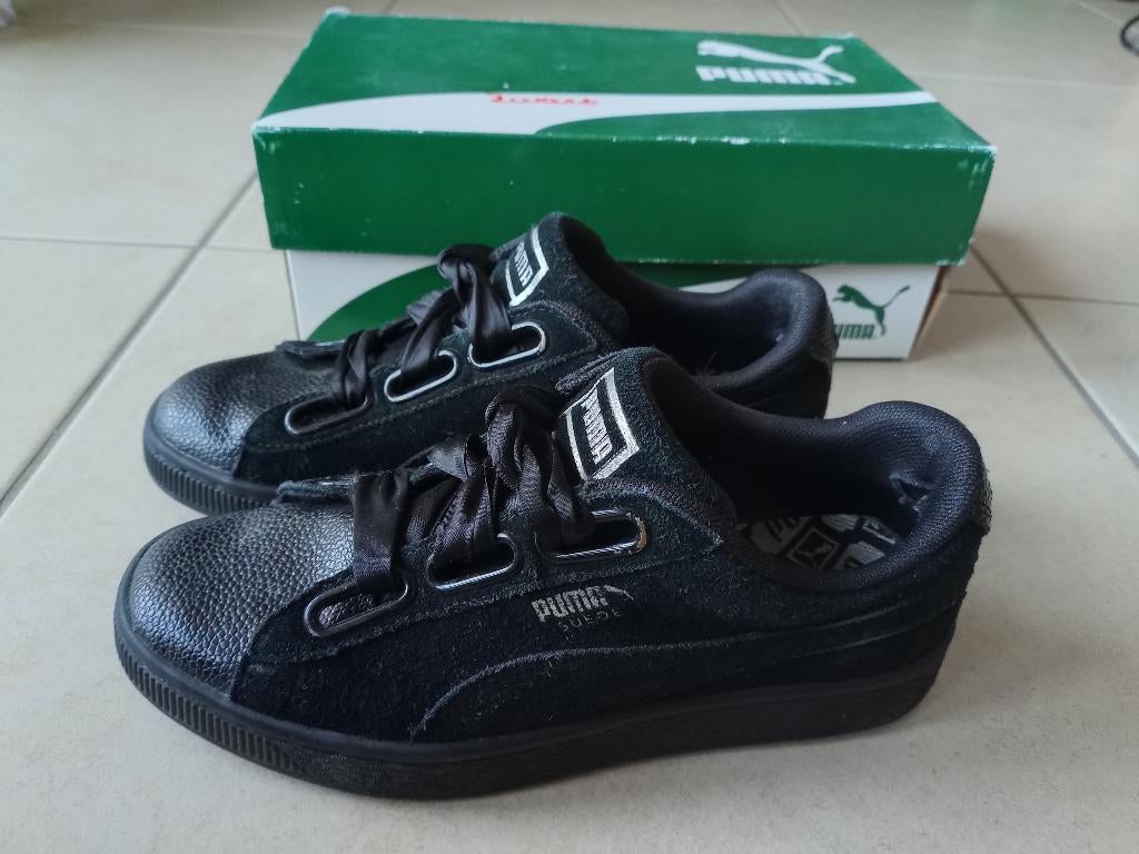 PUMA basket sneakers zwart, Kleding | Dames, Schoenen, Sneakers, Zwart, Ophalen of Verzenden