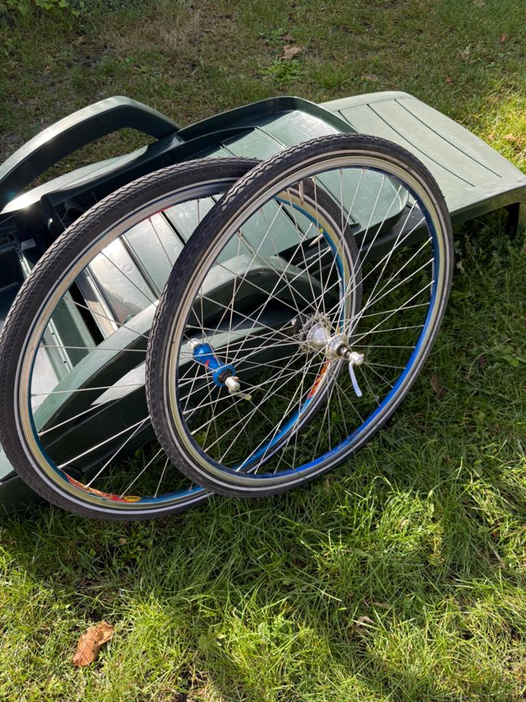 Cyclocross wielen, Fietsen en Brommers, Fietsonderdelen, Ophalen, Zo goed als nieuw