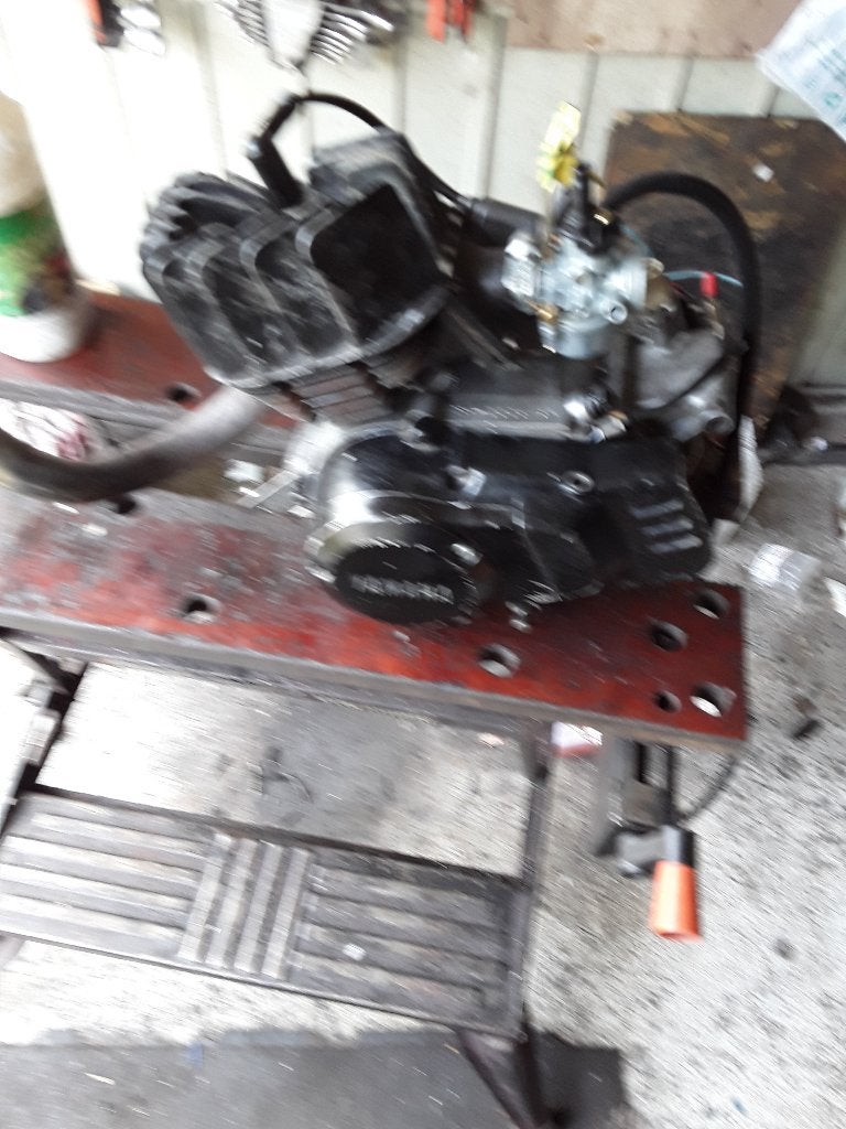 Yamaha rd mx 50 motor met 5 versnellingen, Ophalen, Gebruikt