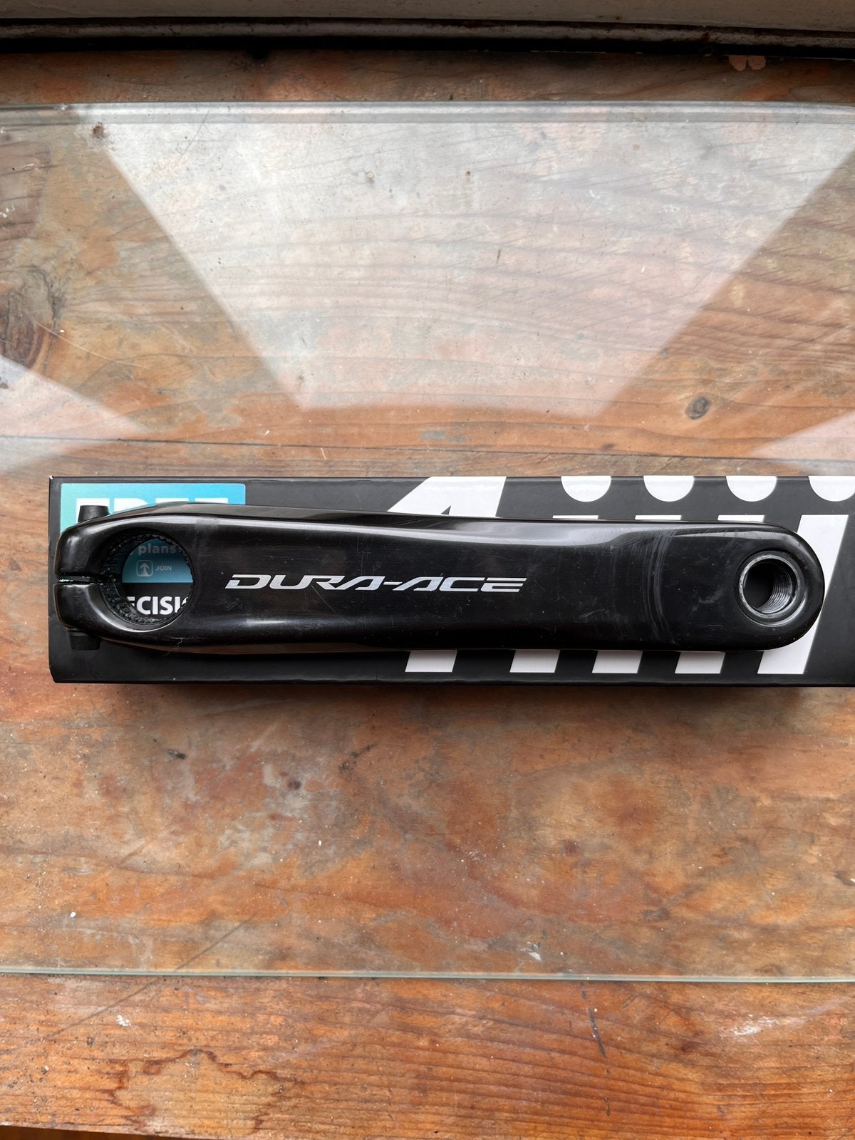 Dura Ace 4iiii linker powermeter 170mm, Fietsen en Brommers, Ophalen, Gebruikt, Racefiets, Crankstel of Pedalen