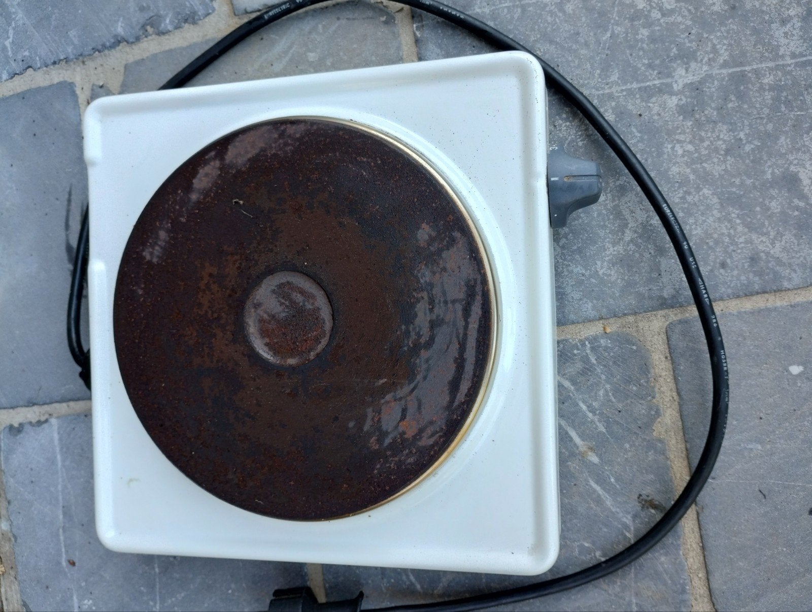Electrische kookplaat, Ophalen