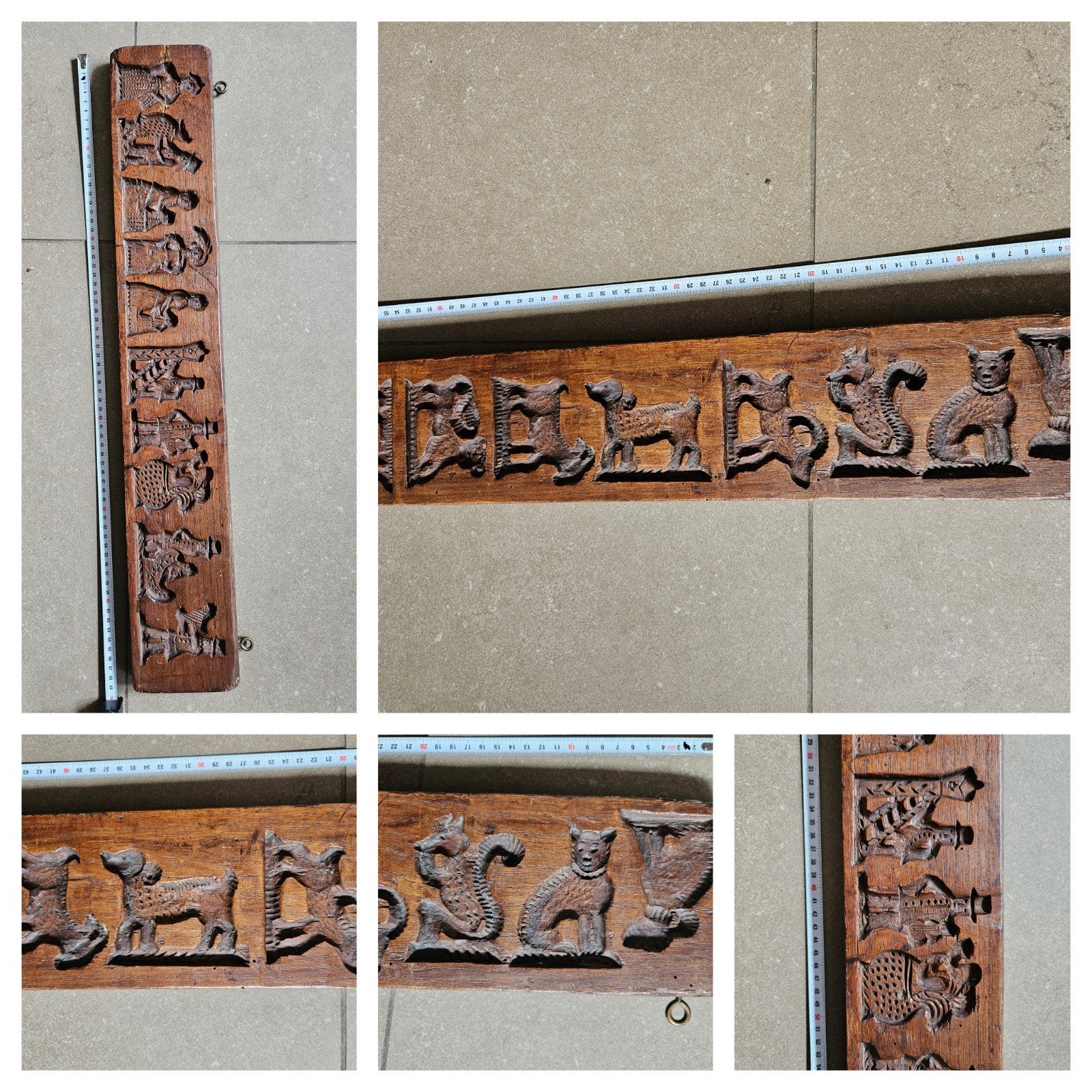 18e eeuw Dubbelzijdige koekplank speculaas plank, Ophalen of Verzenden