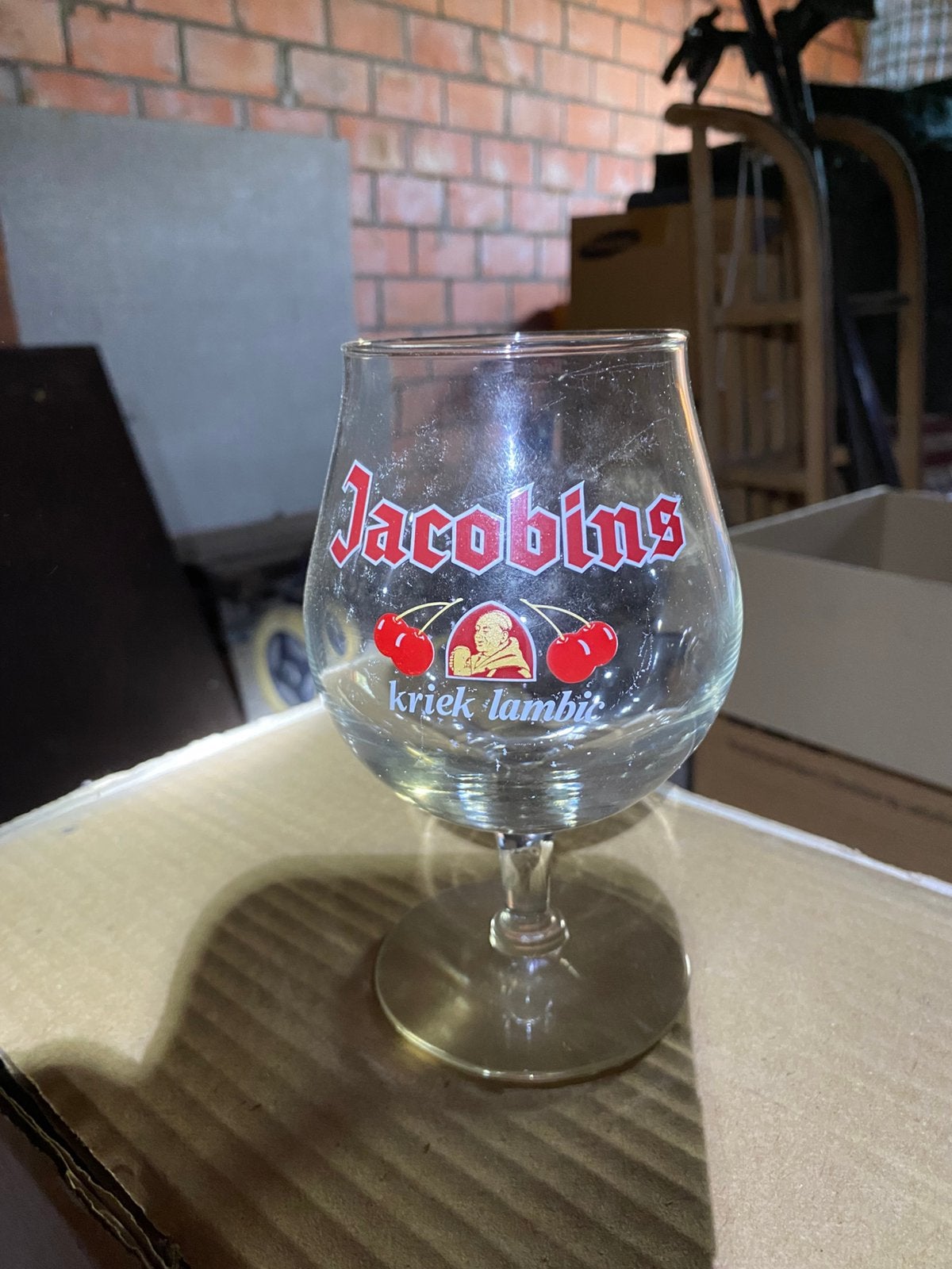 Bierglazen, Verzamelen, Biermerken, Ophalen, Zo goed als nieuw, Palm