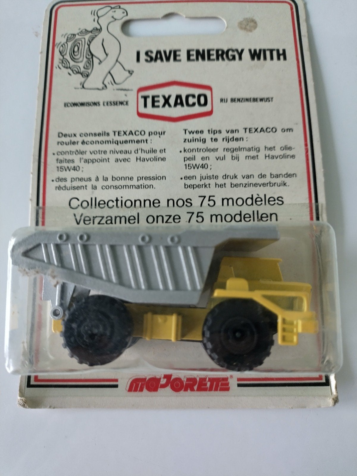 vintage Majorette Dump Truck AFHALING LEES BESCHRIJVING, Ophalen, Nieuw, Bus of Vrachtwagen, Majorette