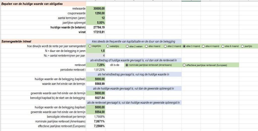 Annuiteiten in excel, Verzenden, Nieuw, Excel, Windows