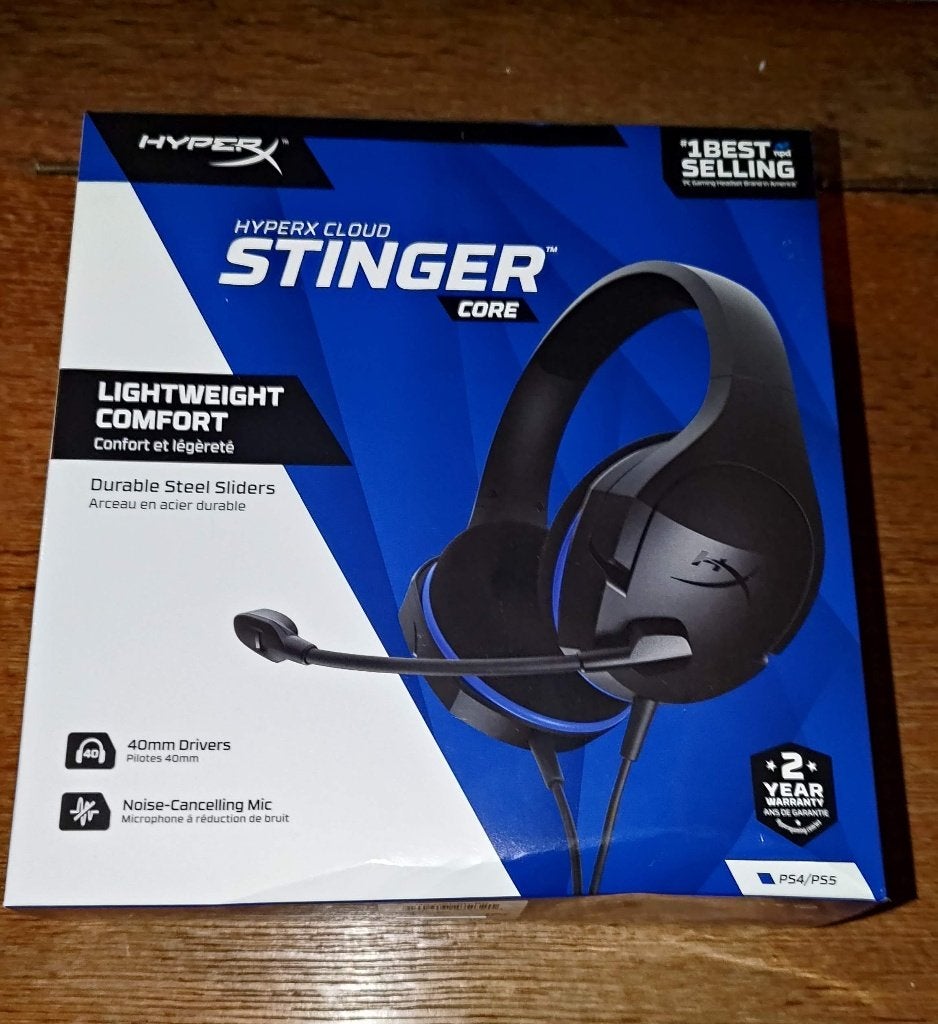 Hyper Cloud Stinger Core-headset, Computers en Software, Headsets, Gebruikt, Over-ear, Bedraad, Gaming headset, Inklapbare microfoon