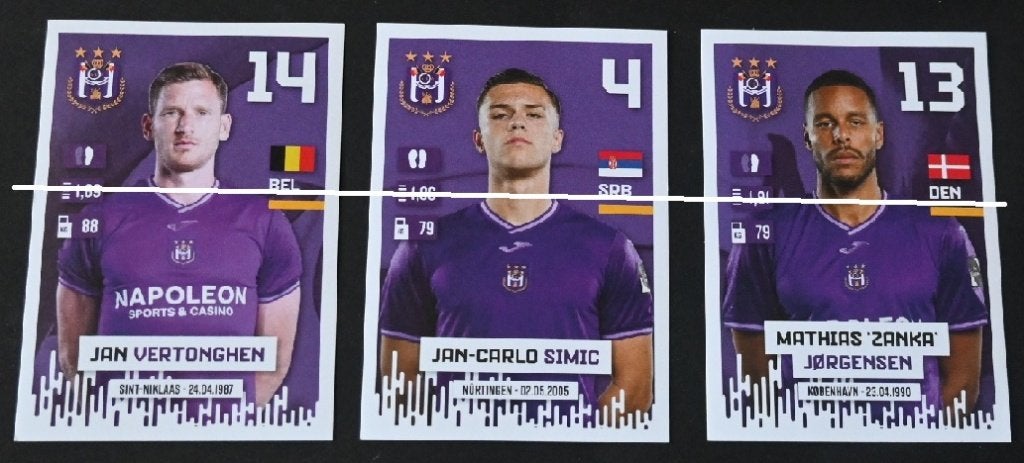 Panini Pro League 2024 - 2025 RSC Anderlecht/14 autocollants, Collections, Envoi, Neuf, Affiche, Image ou Autocollant