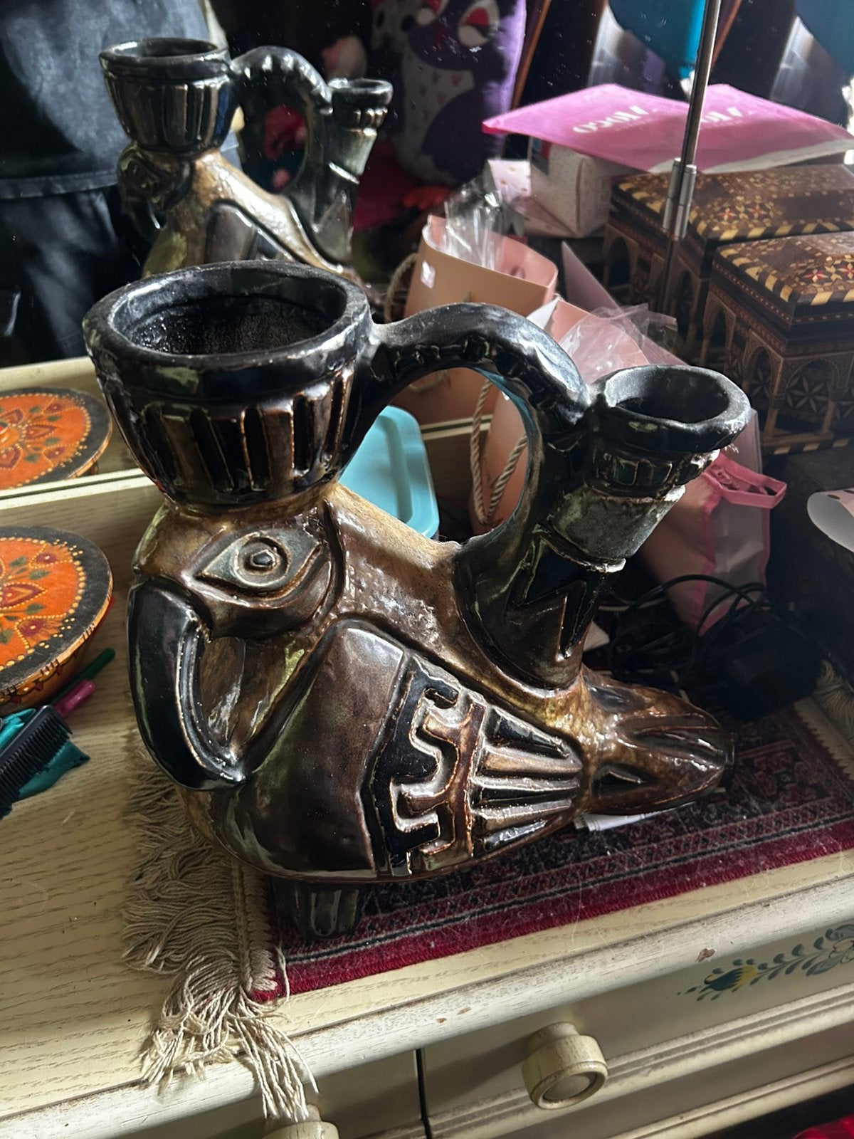 Gres de bouffioux Oiseaux, Enlèvement, Comme neuf