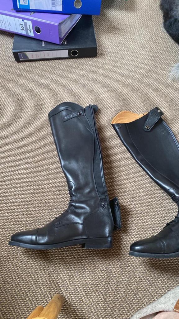 Rijlaarzen leder, Dieren en Toebehoren, Paardrijkleding, Ophalen, Zo goed als nieuw