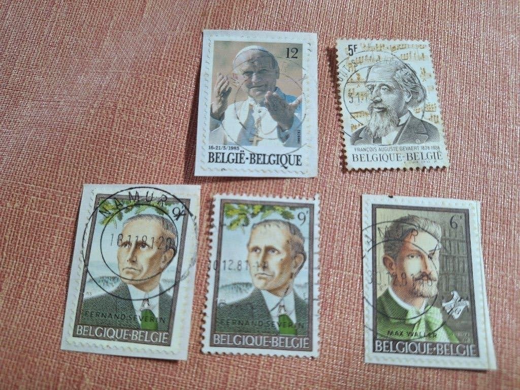 Belgische postzegelkarakters (10), Postzegels en Munten, Ophalen of Verzenden, Gestempeld, Muziek